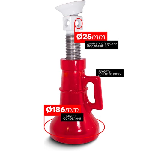 Винтовой механический домкрат Rockforce RF-SJ25(51172)