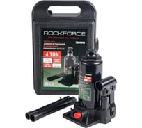 Гидравлический бутылочный домкрат ROCKFORCE с клапаном, 4 т, в кейсе RF-T90404SEURO