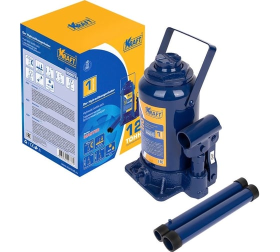 Бутылочный домкрат KRAFT 12т Master KT 800077