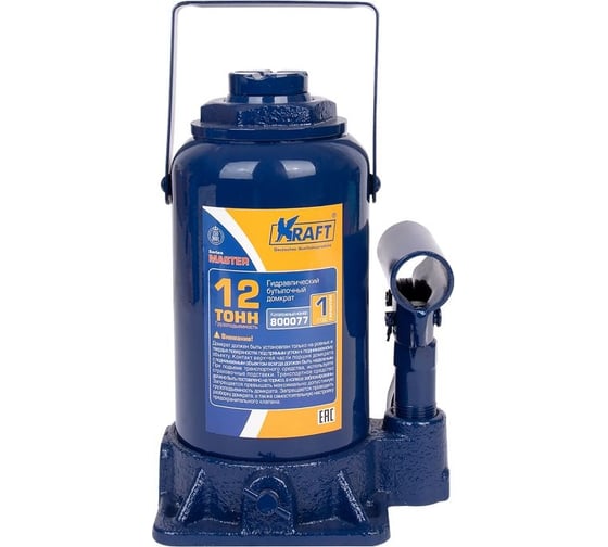 Бутылочный домкрат KRAFT 12т Master KT 800077