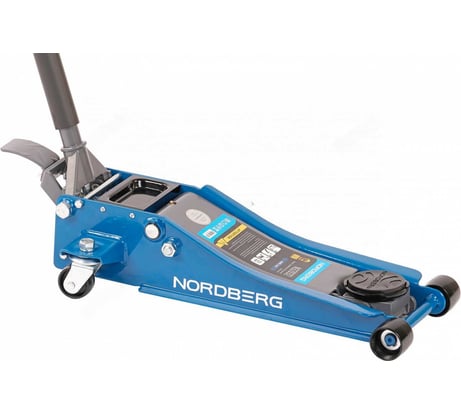 Супернизкий подкатной домкрат NORDBERG 3.2 тонн, H=75-500 мм N32032