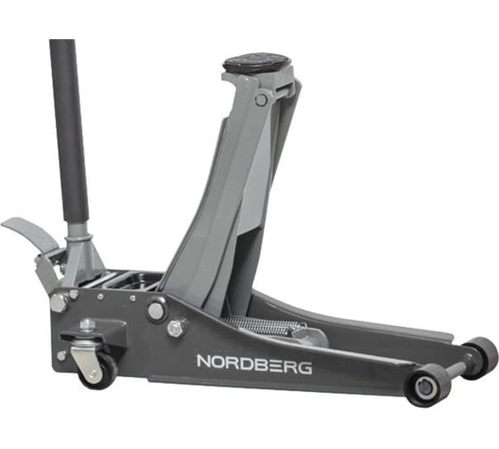 Супернизкий подкатной домкрат NORDBERG 3 т, H=75-500 мм, серый N32032 G 01-00000138 1