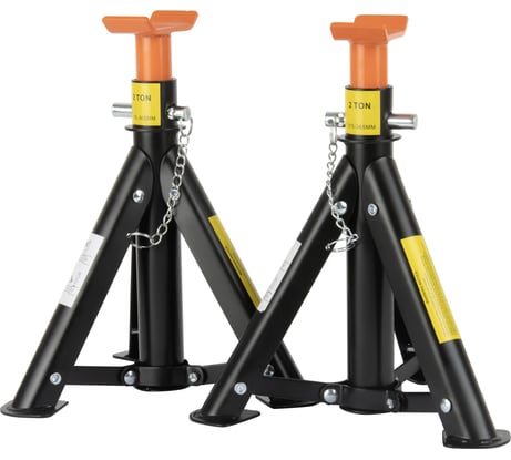 Страховочная опора под автомобиль складная WIEDERKRAFT 2 тонны, комплект 2 шт WDK-84204