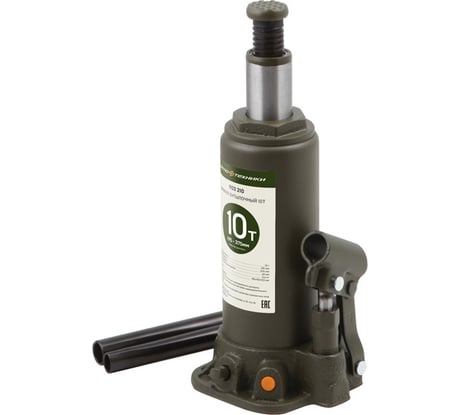 Гидравлический бутылочный домкрат Дело Техники 10 тонн, 195-375мм 903210