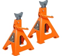 Опорная стойка Airline 6т PRO с зубчатым механизмом, доп.фиксатор, 2 шт., MIN-400 мм, MAX-620 мм AJSGP06 28165754