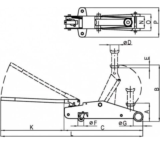 Домкрат СОРОКИН HobbyLine Jack 3.521