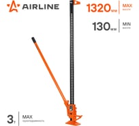 Реечный домкрат Airline 60" 3т PRO усиленный механический, мин-130мм, макс-1320мм AJ-FR-60