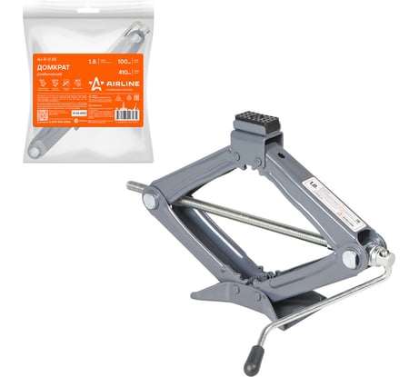 Ромбический домкрат Airline 1.8т, мин 100 мм, макс 410 мм AJ-R-0.8S