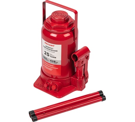 Гидравлический бутылочный домкрат REXANT 25т 80-0617