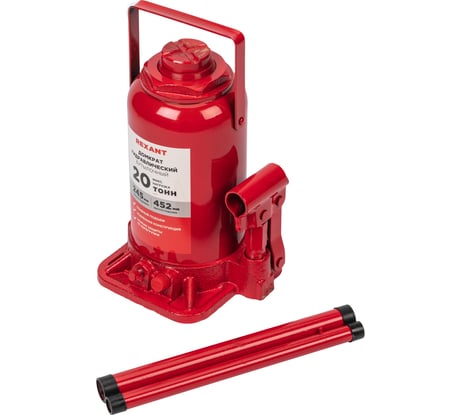 Гидравлический бутылочный домкрат REXANT 20т 80-0616