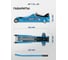 Гидравлический подкатной домкрат, 2т Low Profile, 80-380 мм STELS 51129 29