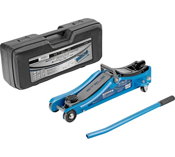 Гидравлический подкатной домкрат 2т Low Profile, 80-380 мм STELS 51130 1