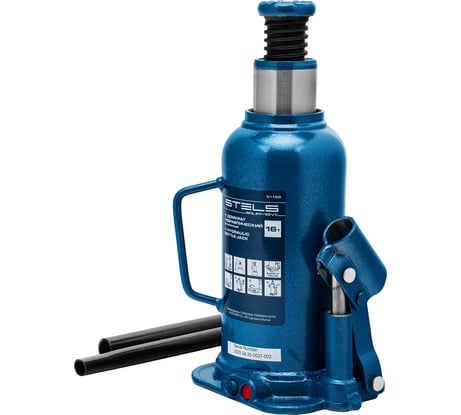 Гидравлический бутылочный домкрат 16 т, h подъема 227–457 мм STELS 51168