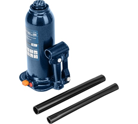 Гидравлический бутылочный домкрат 6 т, h подъема 207-404 мм STELS 51164