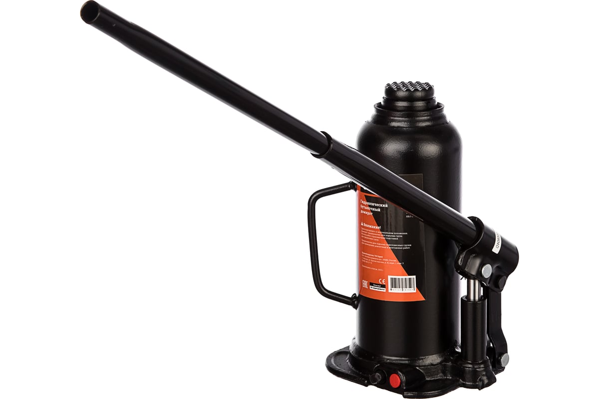 Гидравлический бутылочный домкрат 12Т, подхват 230мм, подъем 465мм ...