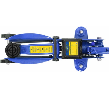 Гидравлический подкатной домкрат 2Т 340 мм кейс с резиновой проставкой порога Goodyear GY-PD-02K GY000904