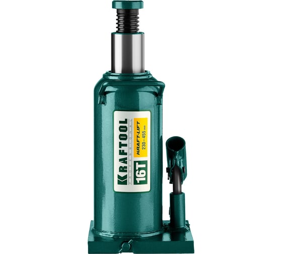 Гидравлический бутылочный домкрат 16т, 230-455мм, KRAFTOOL Kraft-Lift 43462-16_z01