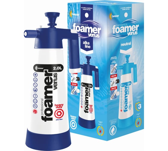 Пеногенератор KWAZAR VENUS Alkaline 2 л, pH 7-14 WTV.1577