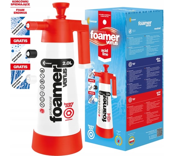 Пеногенератор KWAZAR VENUS HD ACID 2 л, pH 1-4 WTV.1185