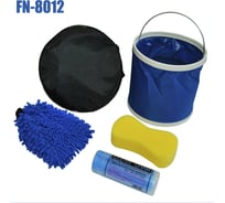 Набор для мойки FINORD ведро 9л, полотенце 43x32(в тубе) перчатка, губка, сумка FN-8012