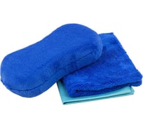 Набор для мойки а/м 3пр. (салфетки, губка) Forsage F-CWK5228(58901)