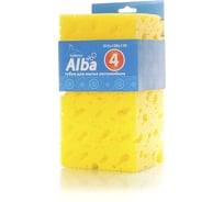 Губка для мытья автомобиля Kolibriya Alba-4 БЛОК большой 215х120х110 мм 30452
