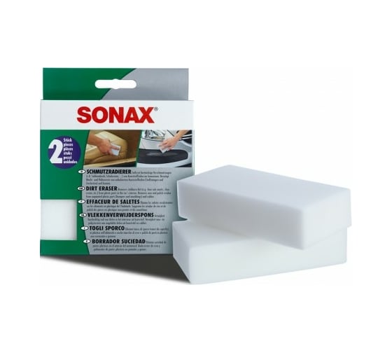 Губка для очистки пластика SONAX 1уп. 416000