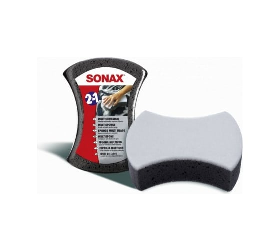 Многоцелевая двусторонняя губка SONAX 428000