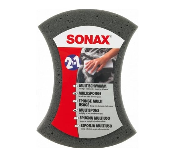 Многоцелевая двусторонняя губка SONAX 428000