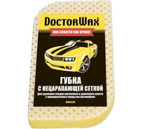 Нецарапающая двухсторонняя губка с сеткой DoctorWax DW8632R