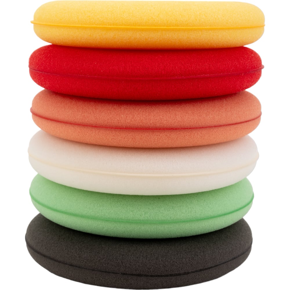 Комплект поролоновых круглых аппликаторов Detail PP "Polishing Pads" 10 ...