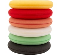 Комплект поролоновых круглых аппликаторов Detail PP "Polishing Pads" 10,5*2 см, 6 шт DT-0227 16516411