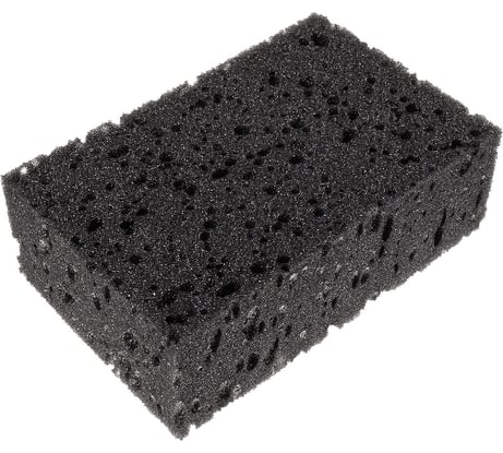Губка поролоновая SKYWAY 14.9х9.5х5 см, крупнопористая, серая S00901006