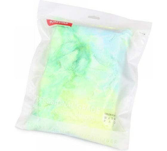 Губка для мойки кузова PURESTAR Color-pop pad плюшевая, зеленая, 15x23x5 см PS-P-003-GRN