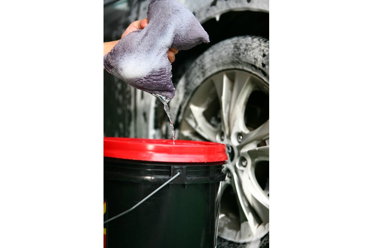 Губка для мытья автомобиля PURESTAR RUSSIAN BLUE WASH PAD плюшевая, 22х15х5  см PS-P-001 - выгодная цена, отзывы, характеристики, фото - купить в Москве  и РФ