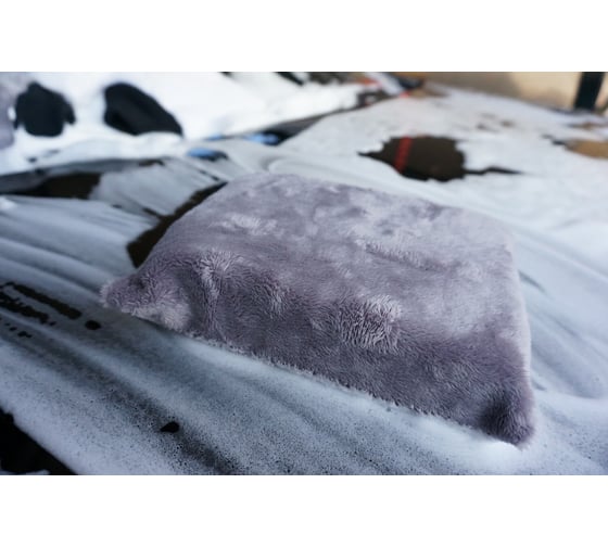 Губка для мытья автомобиля PURESTAR RUSSIAN BLUE WASH PAD плюшевая, 22х15х5 см PS-P-001