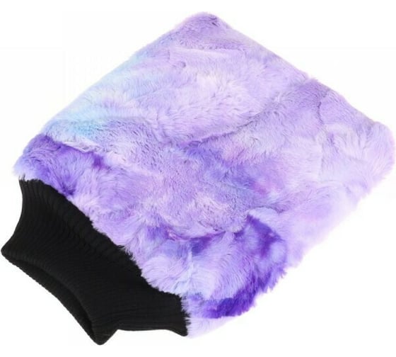 Варежка для мойки кузова PURESTAR Color-pop wash mitt пурпурная, 20x25 см PS-M-007-PURP
