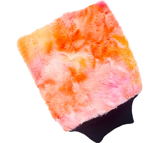 Варежка для мойки кузова PURESTAR Color-pop wash mitt оранжевая, 20x25 см PS-M-007-OR