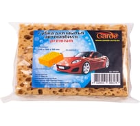 Губка для мытья автомобиля Garde PREMIUM крупнопористая, 150х100х50 мм GP1605