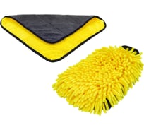 Набор для мойки а/м Rockforce (салфетка-варежка, полотенце) RF-CWT3944(66395)