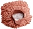 Варежка из микрофибры Golden Snail 260х160х100 мм, шиншилла с сеткой скрапер, цвет красный GS0407/R 2