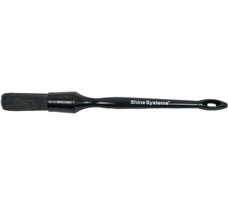 Деликатная кисть для детейлинга Shine systems Detailing Brush N10 средняя SS846