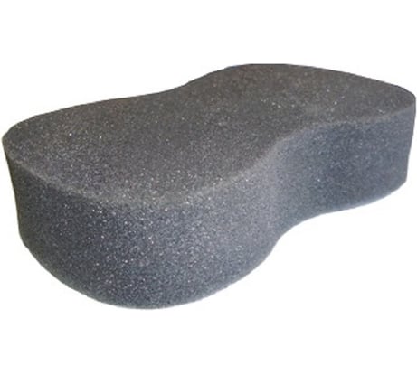 Фигурная губка для мойки автомобиля ACG черная 1011704