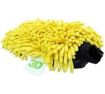 Рукавица из микрофибры 3D двусторонняя Chenille 2 sided Microfiber Wash Mitt Glove G-02Y 052740