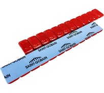 Самоклеящиеся стальные грузы с красным полимерным покрытием Dr. Reifen 5gX12 50шт в упак. GP-0071R