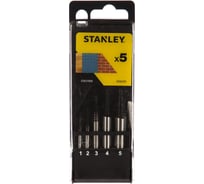 Stanley НАБОР ЭКСТРАКТОРОВ ШУРУПОВ 1-5ММ 5ШТ STA57000