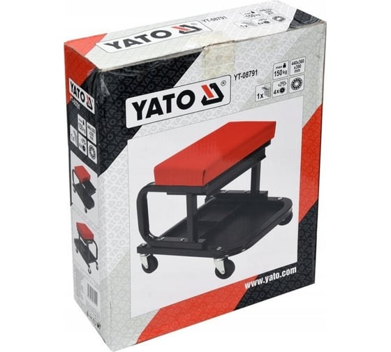 Рабочий табурет с ящиком YATO YT-08791