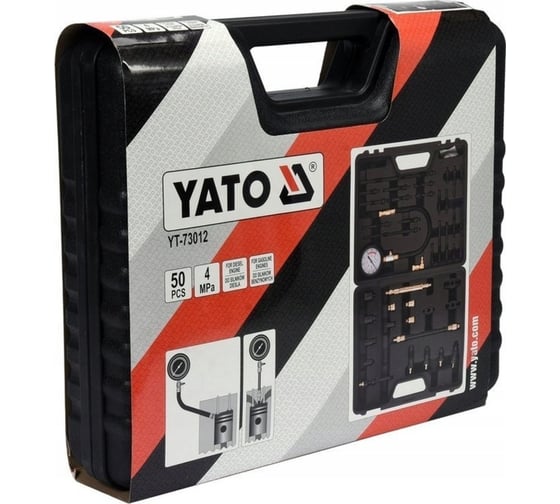 Тестер компрессии бензинового и дизельного двигателя YATO YT-73012