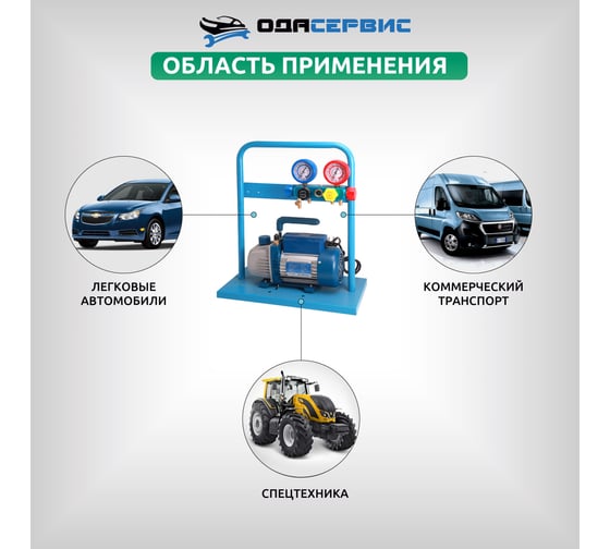 Комплект для заправки кондиционеров ОДА Сервис standart AC-2024