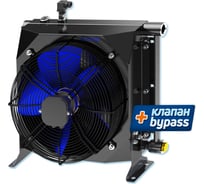 Гидравлический маслоохладитель АРКАИМ МО3К, 220 Вольт, 140 л/мин, с аварийным клапаном МО3.К.22.А.60